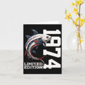 Carte Angler 51e anniversaire Fishing Limited Edition 19 (Fleur jaune)