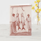 Carte Anglers with Tarpons, Marco Island, Floride, 1930 (Fleur jaune)