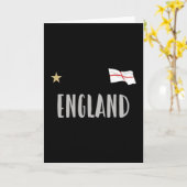 Carte Angleterre Fan Shirt Anglais Drapeau (Fleur jaune)