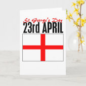 Carte Angleterre, Saint George's Day (Fleur jaune)