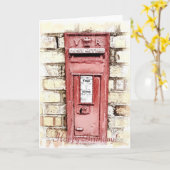 CARTE ANGLETERRE VICTORIENNE (Fleur jaune)