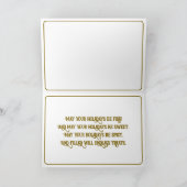 Carte Angry Gingerbread Man Greeting Card - Spicy Wings (Intérieur)