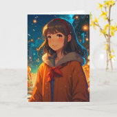 Carte Ani-incroyable jeu d'animations de Noël (Fleur jaune)