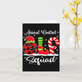 Carte Animal Control Elf Squad Christmas Officer Matchin (Fleur jaune)