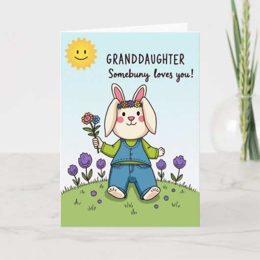 Carte Animale pour Petite-Fille (Devant)