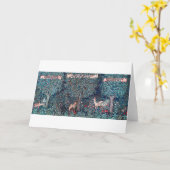 Carte Animals dans The Forest, William Morris (Fleur jaune)