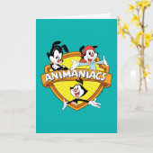 Carte Animaniacs | Warner Brothers & Sister WB Shield (Fleur jaune)