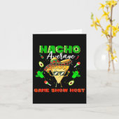 Carte Animateur de jeu télévisé mexicain moyen nacho (Fleur jaune)