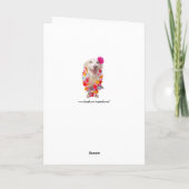 Carte Animaux amusants Paradis tropical Anniversaire (Dos)