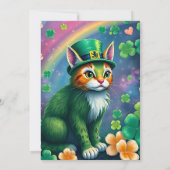 Carte Animaux chanceux déguisés - Saint Patrick’s Day Fu (Dos)