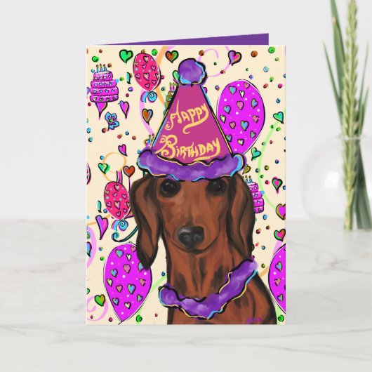 CARTE ANIMAUX D'ANNIVERSAIRE (Devant)