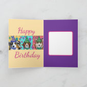 CARTE ANIMAUX D'ANNIVERSAIRE (Intérieur)