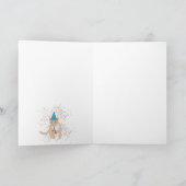 Carte Animaux de chat amusants ayant une fête Anniversai (Intérieur)