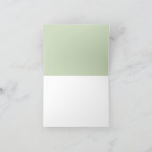 Carte Animaux de la Forêt Bébé Merci (Intérieur)