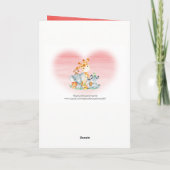 Carte Animaux de la jungle de safari à l'aquarelle Félic (Dos)