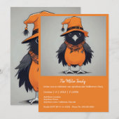 Carte Animaux d'Halloween parlants déguisés (Devant / Derrière)
