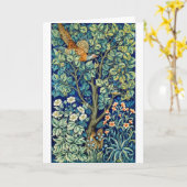 Carte Animaux et fleurs, Forêt, William Morris (Fleur jaune)