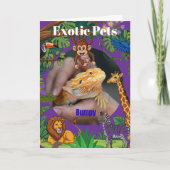 Carte Animaux exotiques (Devant)