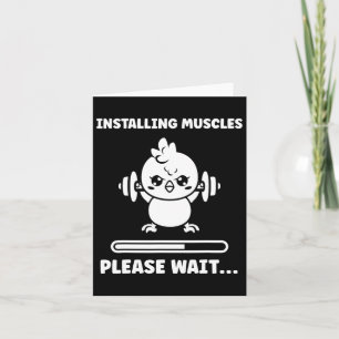 Carte Animaux Installation Muscles Fitness Bodybuilding 