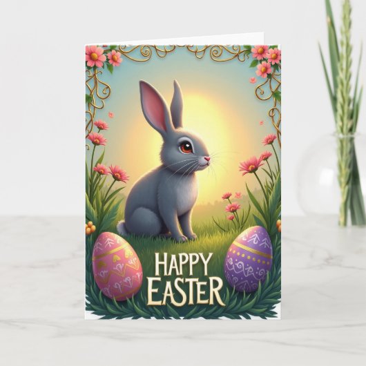 Carte Animaux Joyeux Printemps (Devant)