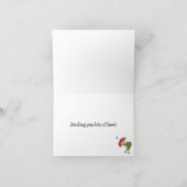 Carte Animaux mignons Saint-Valentin personnalisé (Intérieur)