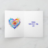 Carte Anime Couple dans une nuit romantique Saint-Valent (Intérieur)