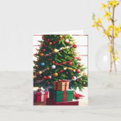 Carte Anime de Noël K - AI (Fleur jaune)