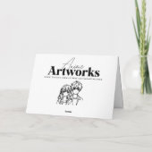 Carte Anime Enfants en costumes Halloween (Dos)