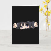 Carte Anime Girl (Fleur jaune)