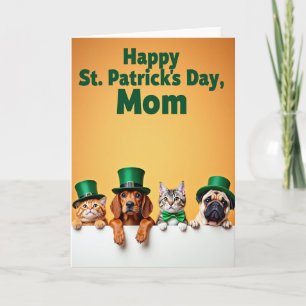 Carte animée de la fête de la Saint-Patrick pour m