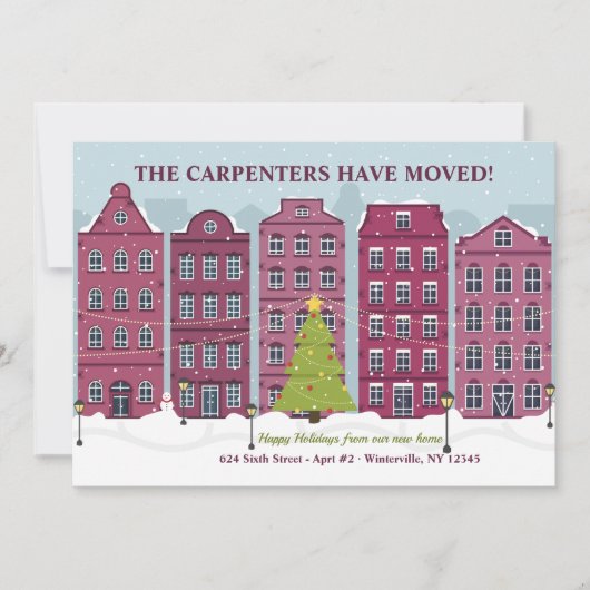 Carte animée de vacances de Noël de la ville de No (Devant)