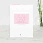 Carte Ann Joyeux anniversaire Paroles de louanges (Dos)
