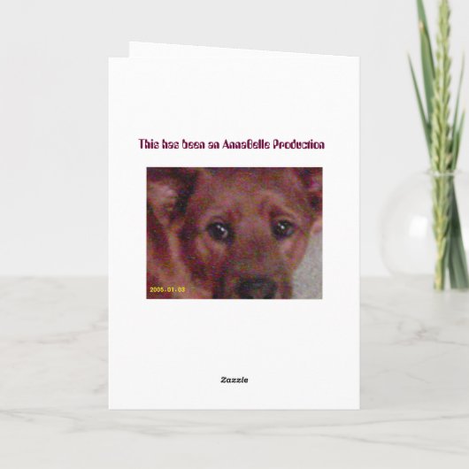 Carte AnnaBelle dans sa nouvelle combinaison de saut ros (Dos)