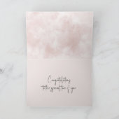 Carte Anneaux mariages en coquillage (Intérieur)