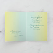Carte Anneaux religieux pour 25e anniversaire de mariage (Intérieur)