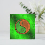 Carte Année de la chèvre de bois (Debout devant)