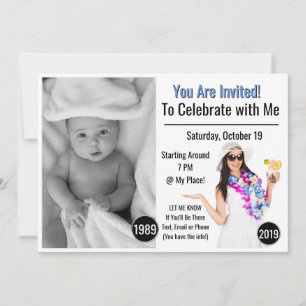 Carte Année de naissance d'anniversaire tropical et date