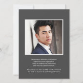 CARTE ANNÉE D'OR | GRAY BOLD COLLEGE PHOTO GRAY (Dos)