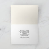 Carte Année du Cheval avec Feu Bonne Année 2026 (Intérieur)