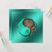 Carte Année du chien de la Terre (Devant/Arrière en situation)