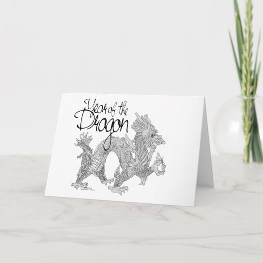 Carte Année du Dragon (Devant)