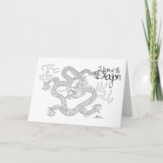 Carte Année du Dragon (Devant)