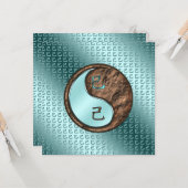 Carte Année du serpent de Terre (Devant/Arrière en situation)