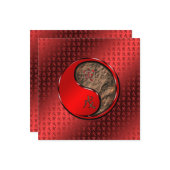 Carte Année du tigre terrestre (Devant/Arrière en situation)