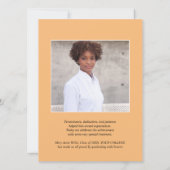 CARTE ANNÉE ÉPIQUE | ORANGE COLLEGE DIPLÔME PHOTO (Dos)