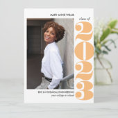 CARTE ANNÉE ÉPIQUE | ORANGE COLLEGE DIPLÔME PHOTO (Debout devant)