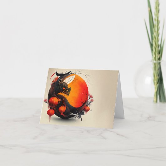 Carte Année lunaire du Dragon (Devant)