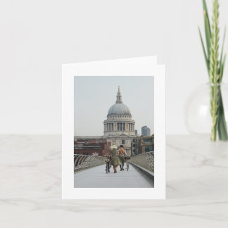 Carte Années 1940 sur le Millennium Bridge à Londres (63