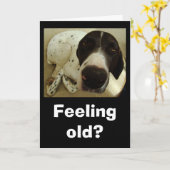 Carte années de chien (Fleur jaune)