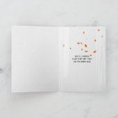 Carte Annianniversaire de Hay Bales d'automne (Intérieur)